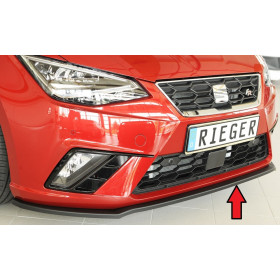 Lame de pare-chocs avant "noir" "Rieger Tuning" pour SEAT IBIZA (KJ)