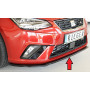 Lame de pare-chocs avant "noir brillant" "Rieger Tuning" pour SEAT IBIZA (KJ)