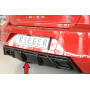 Diffuseur de pare-chocs arrière "Noir brillant" "Rieger Tuning" pour SEAT IBIZA (KJ)