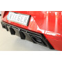Diffuseur de pare-chocs arrière "Noir brillant" "Rieger Tuning" pour SEAT IBIZA (KJ)
