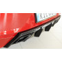 Diffuseur de pare-chocs arrière "Noir brillant" "Rieger Tuning" pour SEAT IBIZA (KJ)