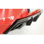 Diffuseur de pare-chocs arrière "Noir brillant" "Rieger Tuning" pour SEAT IBIZA (KJ)