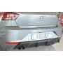 Diffuseur de pare-chocs arrière "Noir" "Rieger Tuning" pour SEAT IBIZA (KJ)