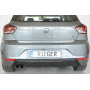 Diffuseur de pare-chocs arrière "Noir" "Rieger Tuning" pour SEAT IBIZA (KJ)
