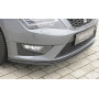 Lame de pare-chocs avant "noir" "Rieger Tuning" pour SEAT LEON FR (5F)