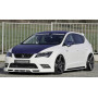Bas de caisse droit avec insert "Carbon-look" "Rieger Tuning" pour SEAT LEON (5F)
