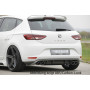 Diffuseur de pare-chocs arrière "Noir" "Rieger Tuning" pour SEAT LEON (5F)