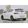 Diffuseur de pare-chocs arrière "Noir brillant" "Rieger Tuning" pour SEAT LEON (5F)