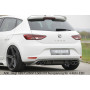 Diffuseur de pare-chocs arrière "Noir brillant" "Rieger Tuning" pour SEAT LEON (5F)