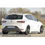 Diffuseur de pare-chocs arrière "Noir" "Rieger Tuning" pour SEAT LEON FR (5F)