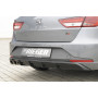 Diffuseur de pare-chocs arrière "Noir" "Rieger Tuning" pour SEAT LEON ST FR (5F)