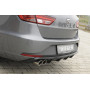 Diffuseur de pare-chocs arrière "Noir" "Rieger Tuning" pour SEAT LEON ST FR (5F)