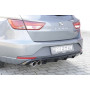 Diffuseur de pare-chocs arrière "Noir brillant" "Rieger Tuning" pour SEAT LEON ST FR (5F)