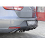 Diffuseur de pare-chocs arrière "Noir brillant" "Rieger Tuning" pour SEAT LEON ST FR (5F)