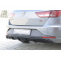 Diffuseur de pare-chocs arrière "Noir brillant" "Rieger Tuning" pour SEAT LEON ST FR (5F)