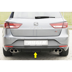 Diffuseur de pare-chocs arrière "Noir brillant" "Rieger Tuning" pour SEAT LEON ST FR (5F)