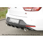 Diffuseur de pare-chocs arrière "Noir" "Rieger Tuning" pour SEAT LEON ST FR (5F)