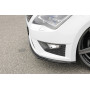 Lame de pare-chocs avant "noir brillant" "Rieger Tuning" pour SEAT LEON CUPRA (5F)