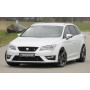 Lame de pare-chocs avant "noir brillant" "Rieger Tuning" pour SEAT LEON CUPRA (5F)