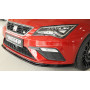 Lame de pare-chocs avant "Noir brillant" "Rieger Tuning" pour SEAT LEON FR (5F)