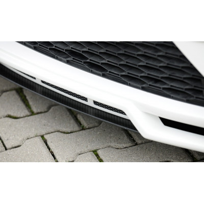 Lame pour ajout de pare-chocs avant "noir brillant" "Rieger Tuning" pour SEAT LEON FR (5F)