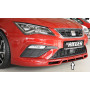 Lame pour ajout de pare-chocs avant "noir brillant" "Rieger Tuning" pour SEAT LEON FR (5F)