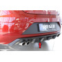 Diffuseur de pare-chocs arrière "Noir" "Rieger Tuning" pour SEAT LEON FR (5F)