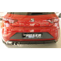 Diffuseur de pare-chocs arrière "Noir" "Rieger Tuning" pour SEAT LEON FR (5F)