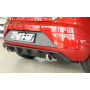 Diffuseur de pare-chocs arrière "Noir" "Rieger Tuning" pour SEAT LEON FR (5F)