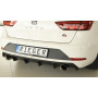 Diffuseur de pare-chocs arrière "Noir" "Rieger Tuning" pour SEAT LEON FR (5F)