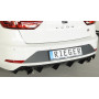 Diffuseur de pare-chocs arrière "Noir brillant" "Rieger Tuning" pour SEAT LEON FR (5F)