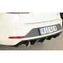 Diffuseur de pare-chocs arrière "Noir brillant" "Rieger Tuning" pour SEAT LEON FR (5F)