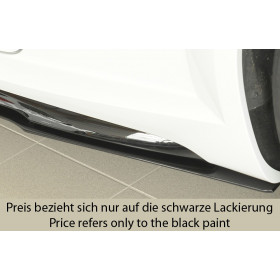 Option peinture (noir brillant RAL 9005) pour lames de bas de caisse "Rieger Tuning" pour AUDI TT / TT-S / TT-RS / (8J-FV / 8S)