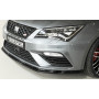 Lame de pare-chocs avant "Noir brillant" "Rieger Tuning" pour SEAT LEON CUPRA (5F)