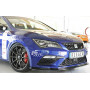 Lame de pare-chocs avant "Noir brillant" "Rieger Tuning" pour SEAT LEON CUPRA (5F)
