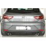 Diffuseur de pare-chocs arrière "Noir" "Rieger Tuning" pour SEAT LEON CUPRA (5F)