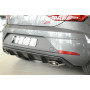 Diffuseur de pare-chocs arrière "Noir" "Rieger Tuning" pour SEAT LEON CUPRA (5F)