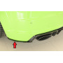 Lame de coin de pare-chocs arrière gauche "Rieger Tuning" pour AUDI TT-RS / (8J-FV / 8S)