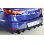 Diffuseur de pare-chocs arrière "Noir" "Rieger Tuning" pour SEAT LEON CUPRA ST (5F)