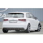 Diffuseur de pare-chocs arrière "Carbon-look" "Rieger Tuning" pour AUDI A3 (8V)