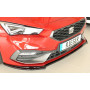 Lame de pare-chocs avant "noir brillant" "Rieger Tuning" pour SEAT LEON (KL)