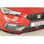 Lame de pare-chocs avant "noir brillant" "Rieger Tuning" pour SEAT LEON (KL)
