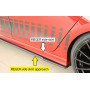 Lame de bas de caisse droite "noir" "Rieger Tuning" pour SEAT LEON CUPRA (KL)