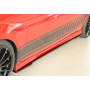 Lame de bas de caisse droite "noir brillant" "Rieger Tuning" pour SEAT LEON (KL)