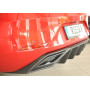 Diffuseur de pare-chocs arrière "Noir" "Rieger Tuning" pour SEAT LEON FR (KL)