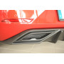Diffuseur de pare-chocs arrière "Noir" "Rieger Tuning" pour SEAT LEON (KL)
