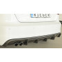 Diffuseur de pare-chocs arrière "Carbon-look" "Rieger Tuning" pour AUDI A3 (8V)