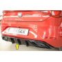 Diffuseur de pare-chocs arrière "Noir brillant" "Rieger Tuning" pour SEAT LEON (KL)