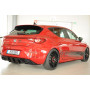 Diffuseur de pare-chocs arrière "Noir brillant" "Rieger Tuning" pour SEAT LEON (KL)