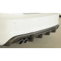 Diffuseur de pare-chocs arrière "Carbon-look" "Rieger Tuning" pour AUDI A3 (8V)